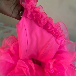Hot Pink 2pc 12- 18mo cupcake pageant dress